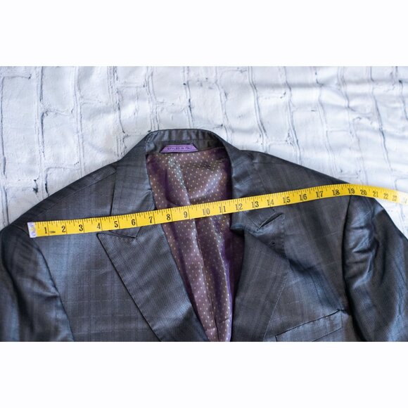 Earvin Magic Johnson Signature Mens Gray Blazer Suit Jacket Sport Coat Lined 48R - Picture 12 of 13